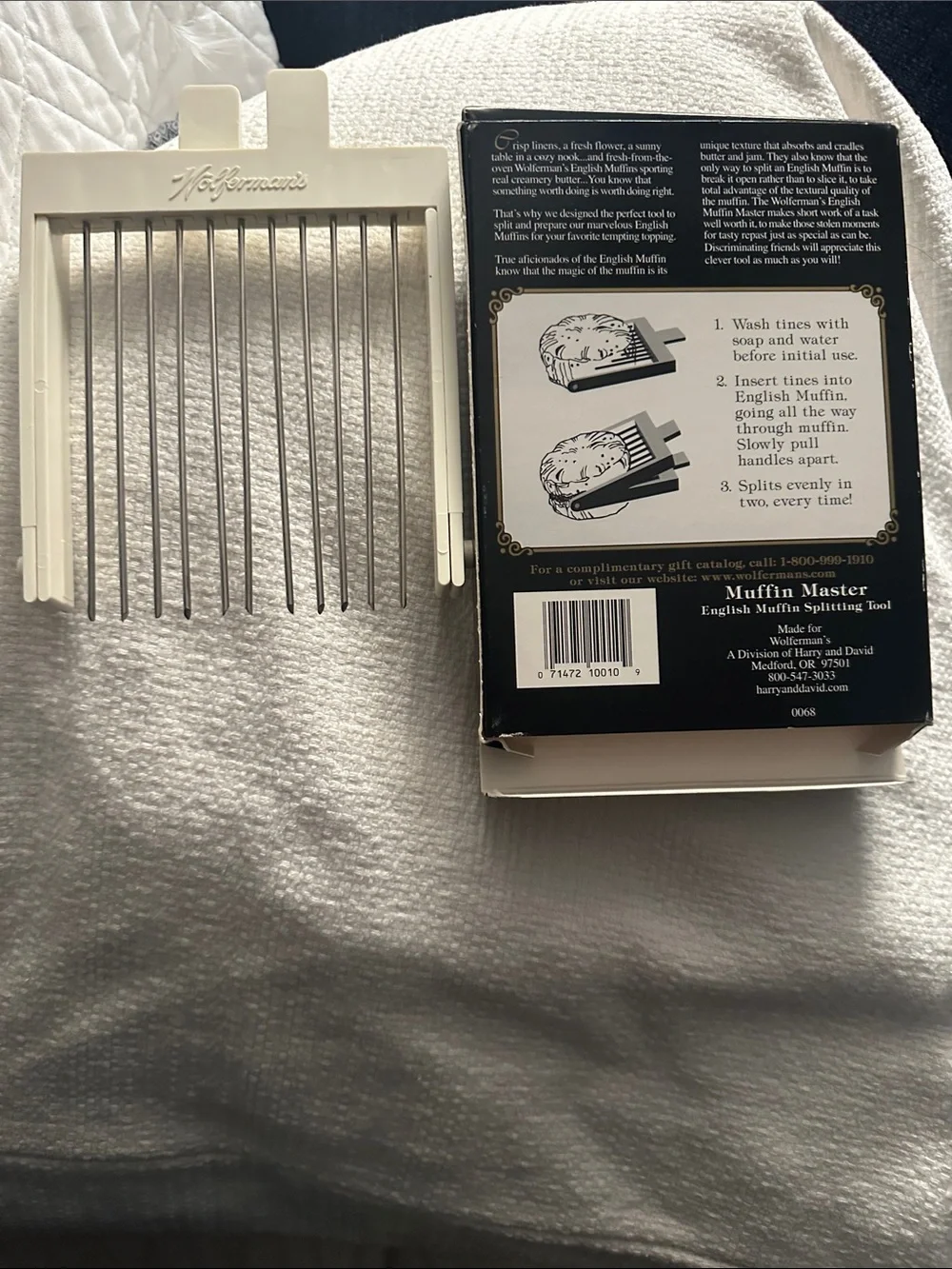 NITB Wolferman’s English Muffin Splitting Tool - Vintage Kitchen Gadgets